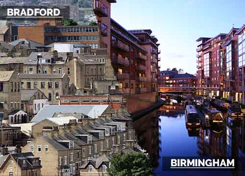 Bradford to Birmingham